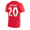 Maillot de Supporter Canada Jonathan David 20 Domicile Coupe du Monde 2022 Pour Homme